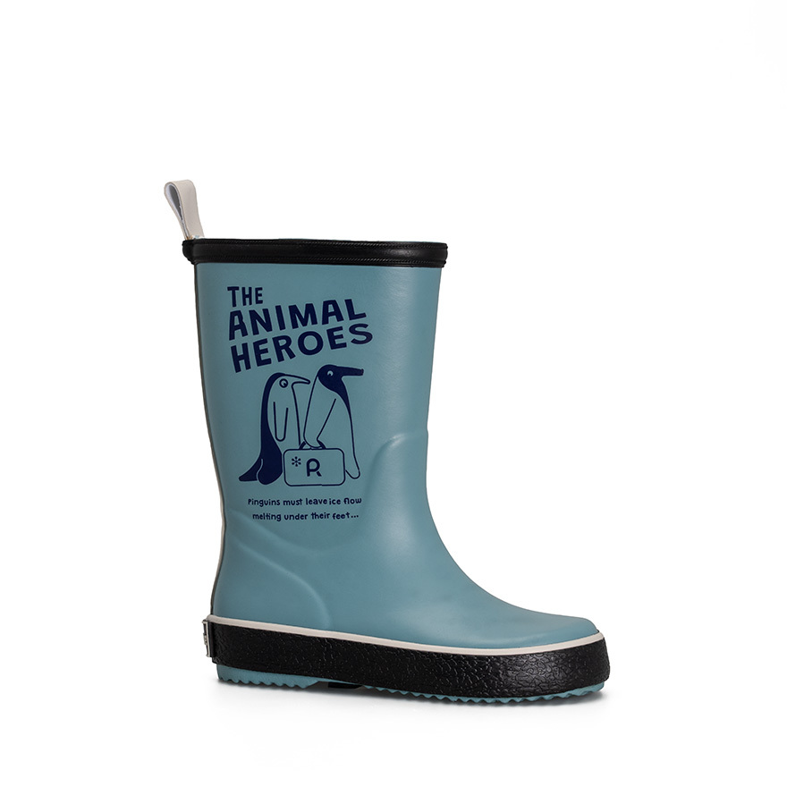 Botte Enfant Bleu en Caoutchouc - Botte ANIMAL HEROES Bleu