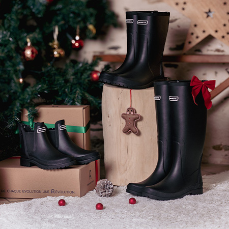 Bottes de pluie en caoutchouc