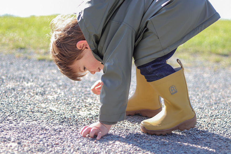 Botte CLEAN KIDS Moutarde pour Enfant - Multi-activité - Rouchette