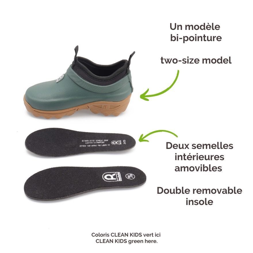 Botte CLEAN KIDS Moutarde pour Enfant - Multi-activité - Rouchette