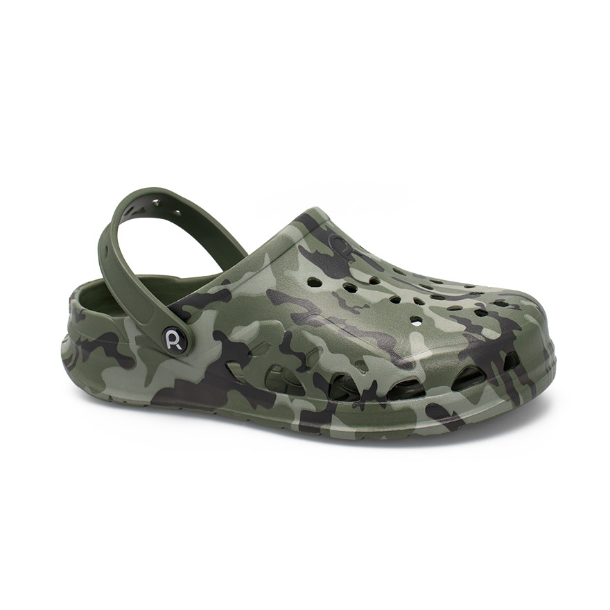  Homme Kaki en Caoutchouc - Sabot KOSMIK CAMO