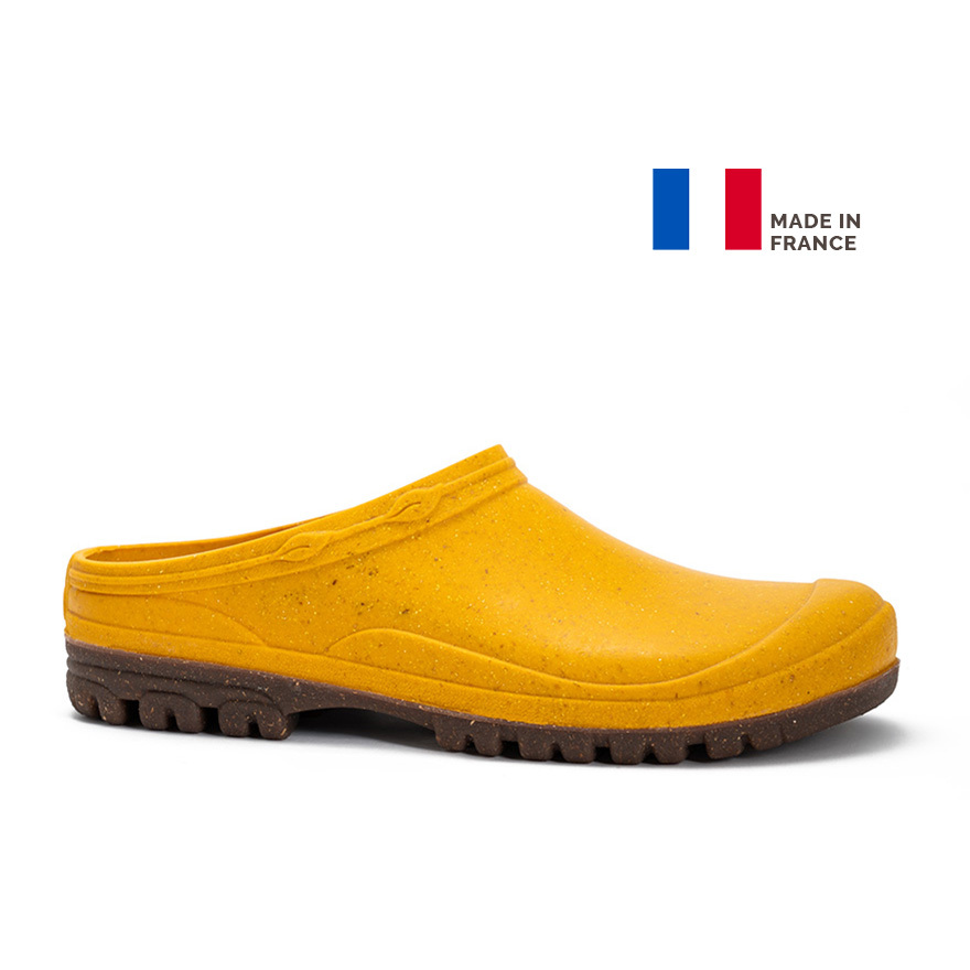  Femme MOUTARDE/BEIGE en Caoutchouc - Sabot PEIPS Moutarde/Beige