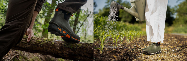 ankle boot for gardening